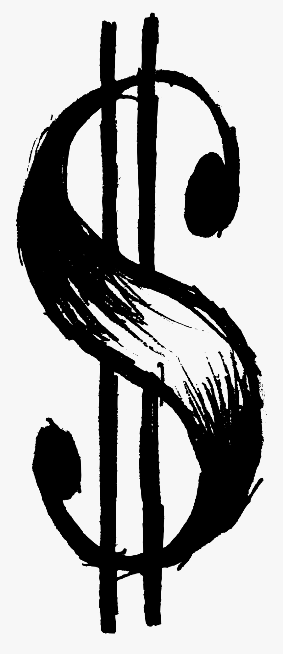 Dollar Sign Drawing Transparent, Transparent Clipart