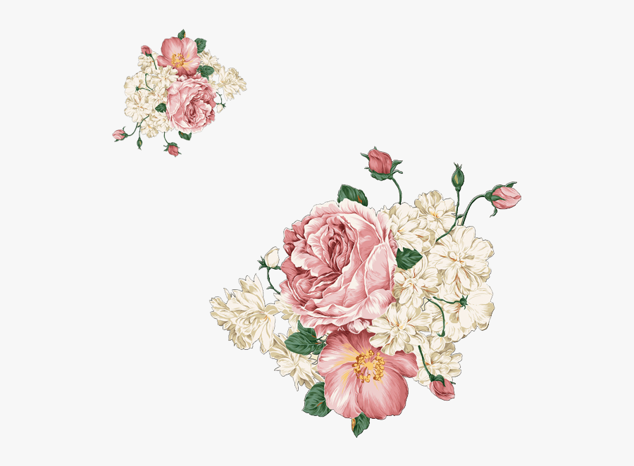 Vector Free Moutan Watercolor Painting Clip Art Pink - Png Tumblr Flores Rosas, Transparent Clipart