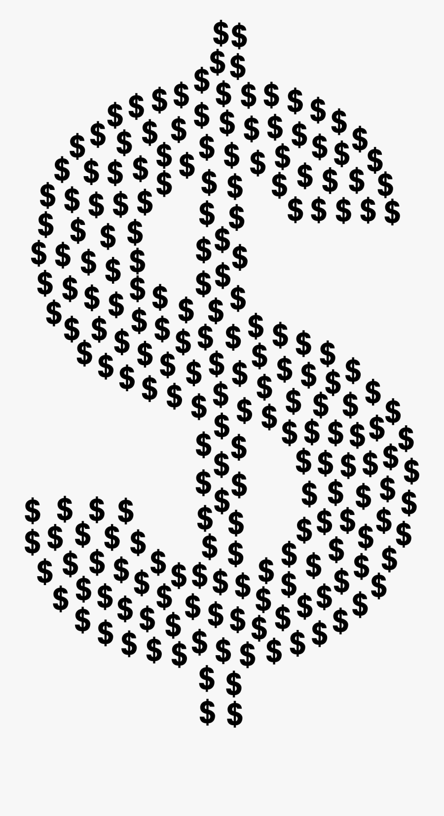 Dollar Sign Fractal Clip Arts - Association One Too Many Mornings, Transparent Clipart