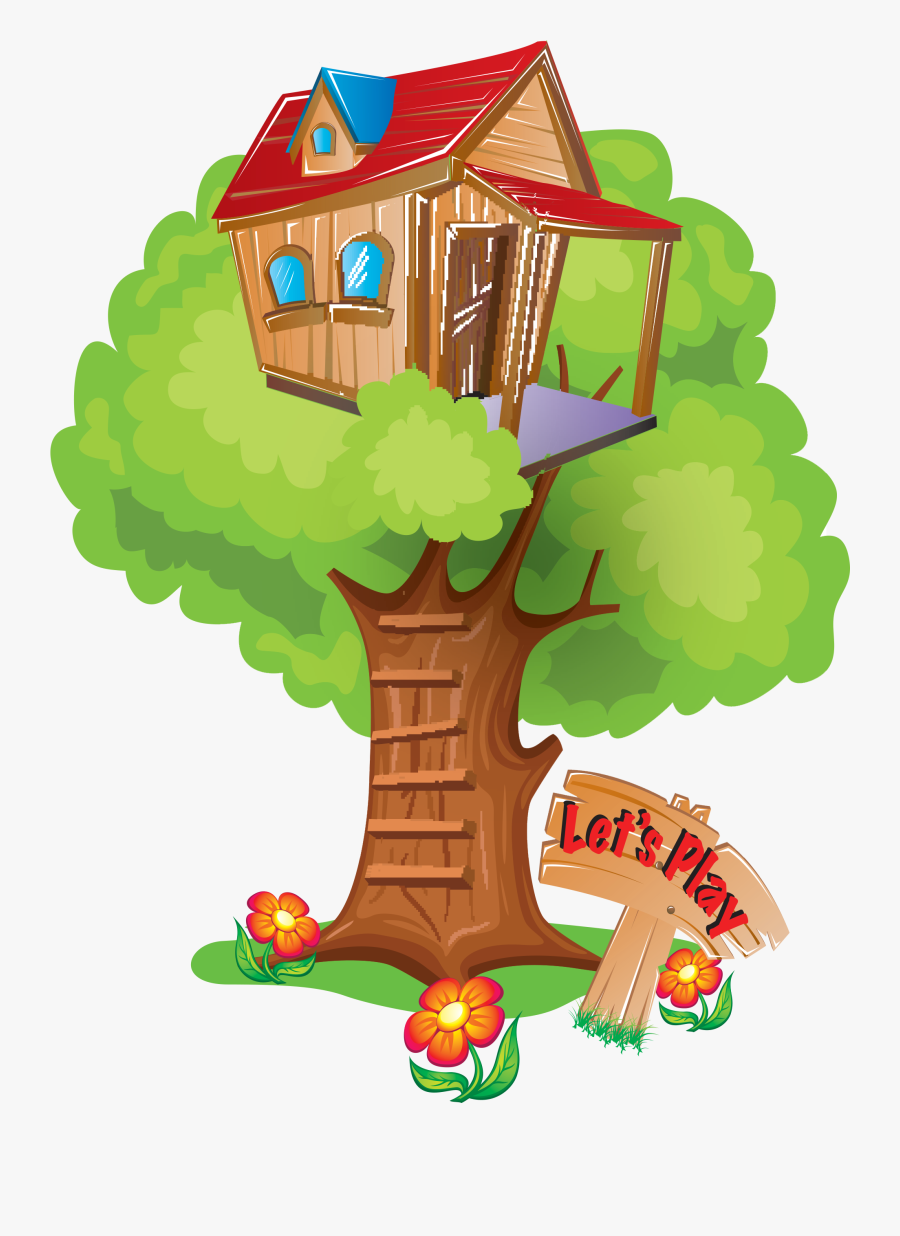 Clubhouse Clipart Tree Fort, Transparent Clipart