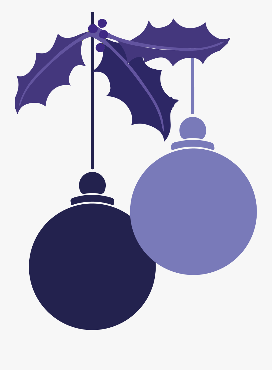 3 Boules De Noel, Transparent Clipart