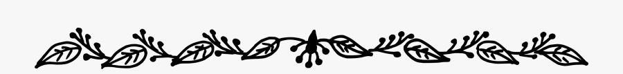 Flower Line Border Transparent, Transparent Clipart