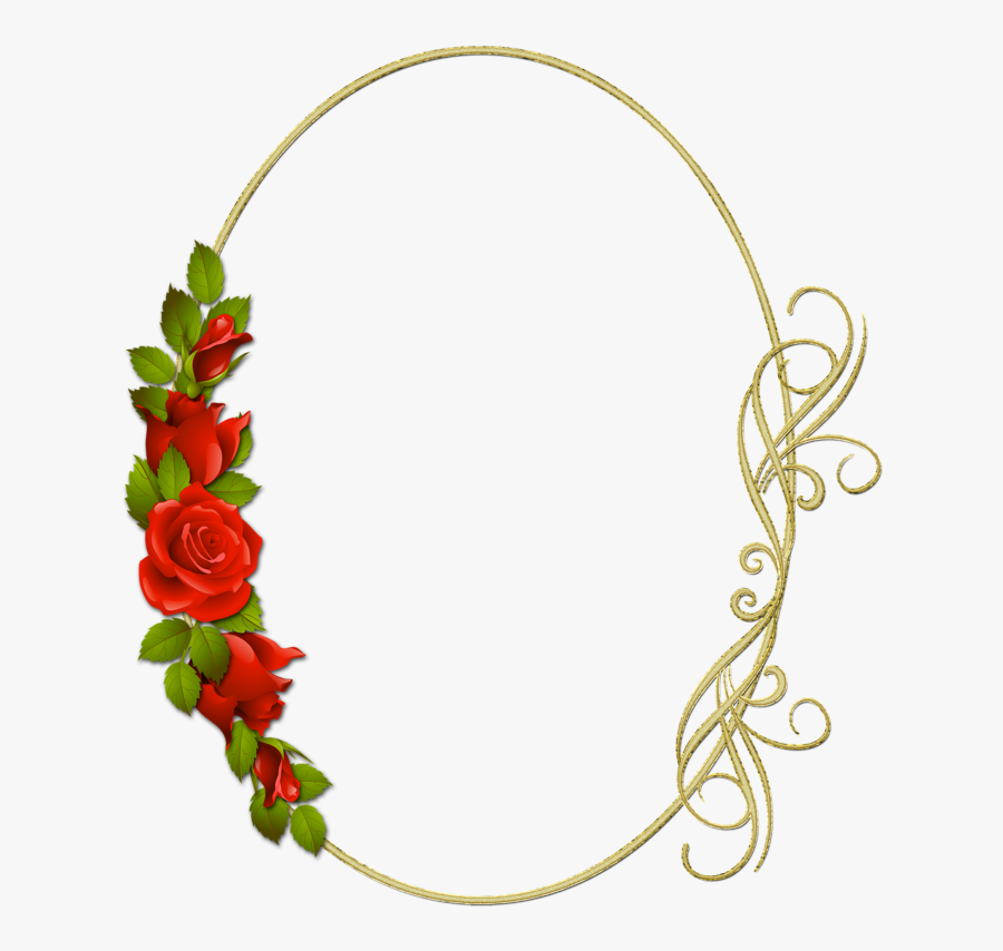 Фотки Floral Border, Art Clipart, Framed Art, Clip - Flores Rojas Png, Transparent Clipart