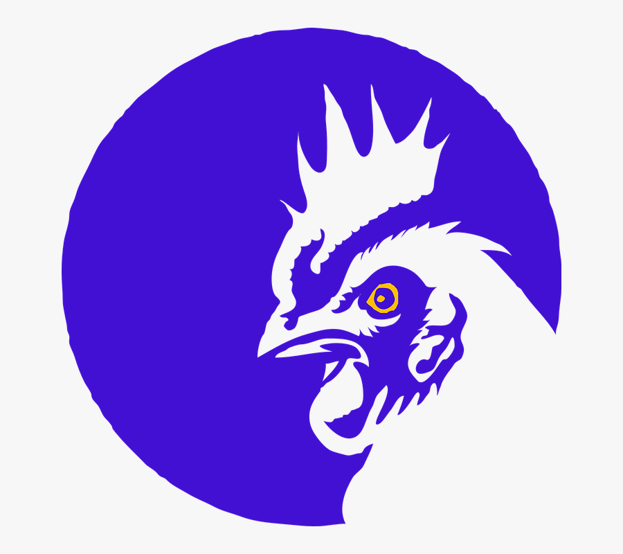Blue Rooster 3 Svg Clip Arts - Logo Ayam Jantan Keren, Transparent Clipart