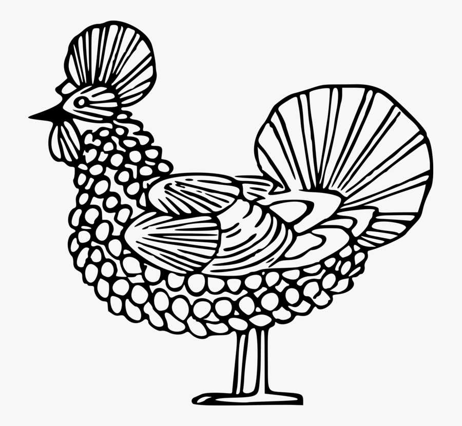 Fowl,beak,rooster - Chicken, Transparent Clipart
