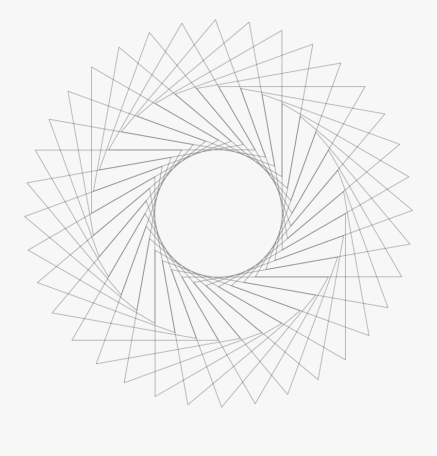 Geometric Shape Art Big - Circle, Transparent Clipart