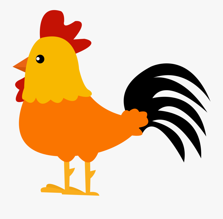 Rooster Clip Art - Animalitos De La Granja Gallo, Transparent Clipart