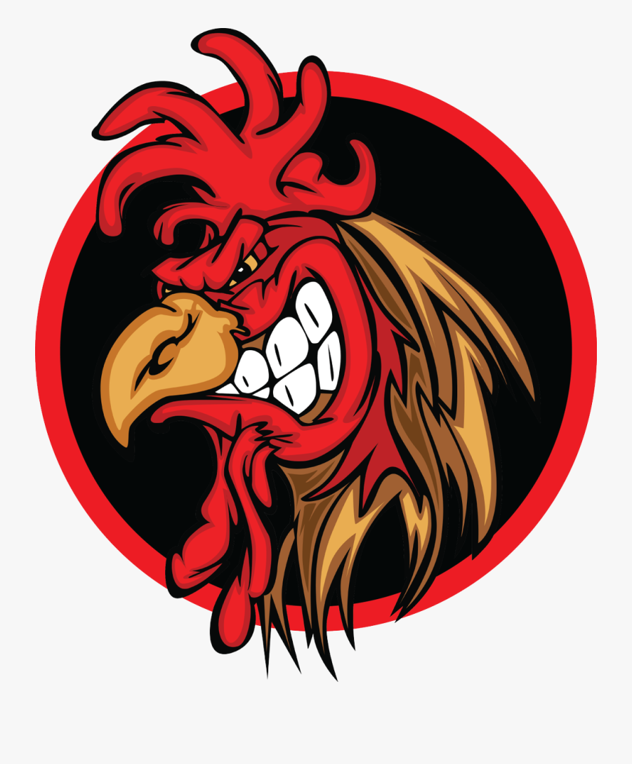 All Rooster Mascot Logo, Transparent Clipart