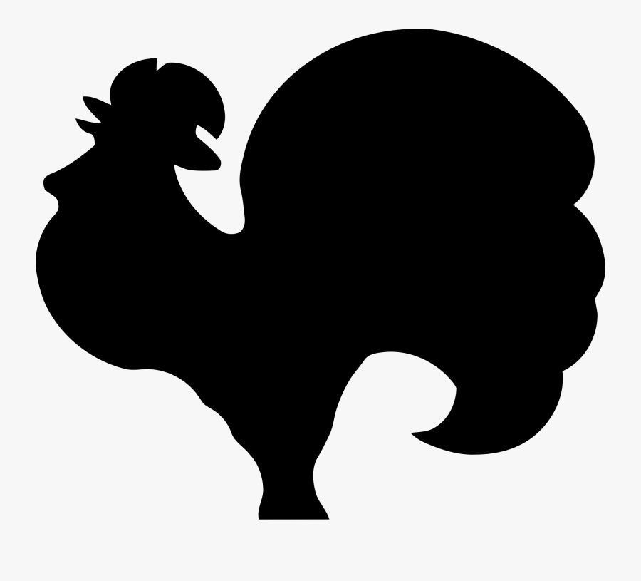 Clip Black And White Silhouette At Getdrawings Com - Rooster Silhouette Clip Art Free, Transparent Clipart