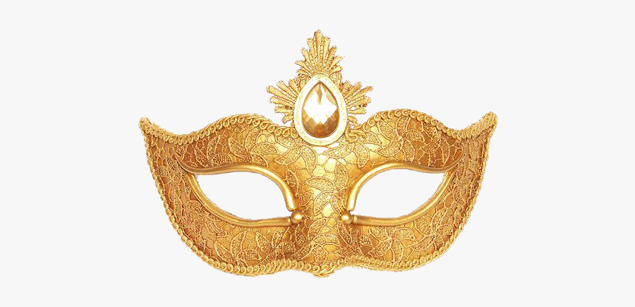 Mardi Golden Ball Gold Masquerade Gras Mask Clipart - Masquerade Masks Romeo And Juliet, Transparent Clipart