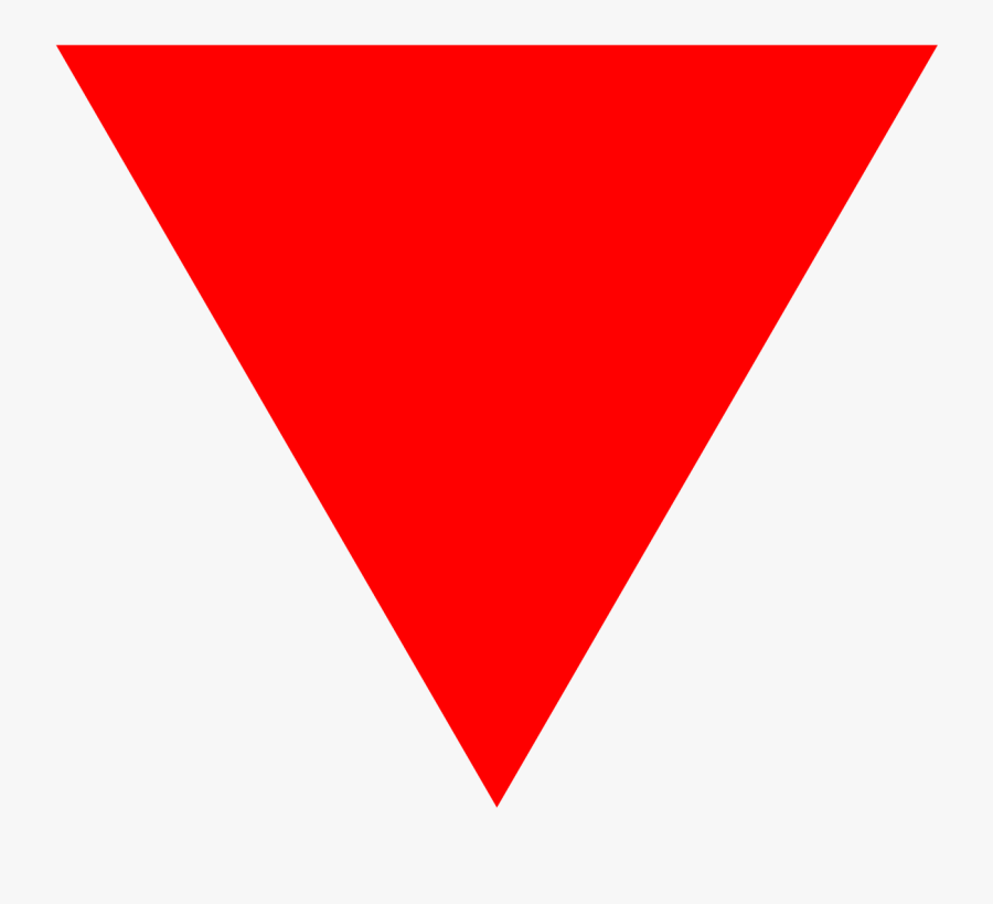 Clipart Shapes Triangle - Red Triangle, Transparent Clipart