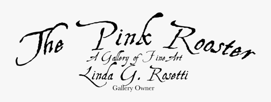 The Pink Rooster Art Gallery Of Fine Art - Calligraphy, Transparent Clipart