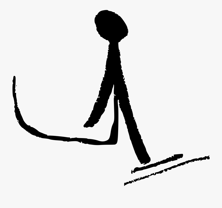 Walking Tie Clip Arts - Illustration, Transparent Clipart