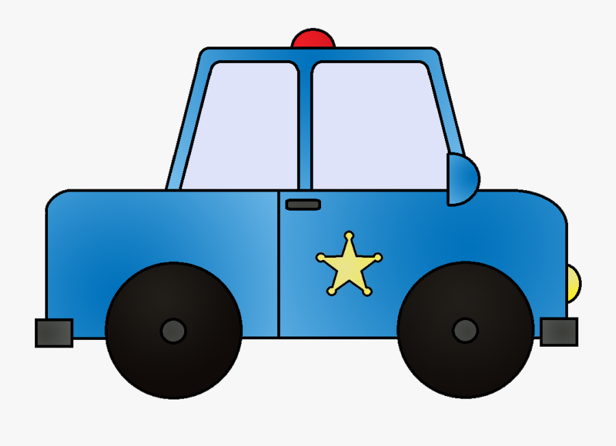 Police Car Clipart Transparent Background - Transparent Background Cartoon Car Png, Transparent Clipart