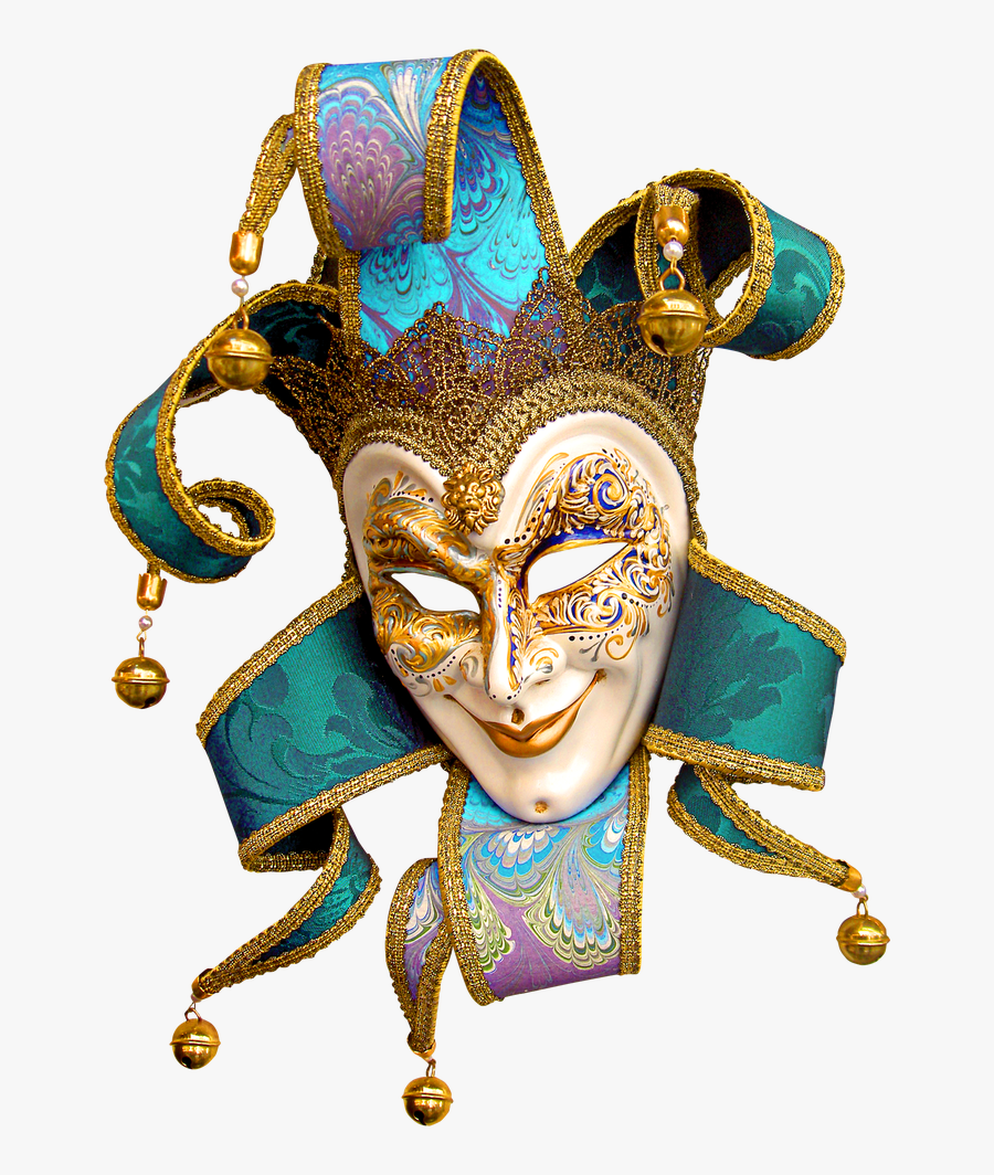 Mardi Gras Clipart Cute - Venetian Masks Png, Transparent Clipart