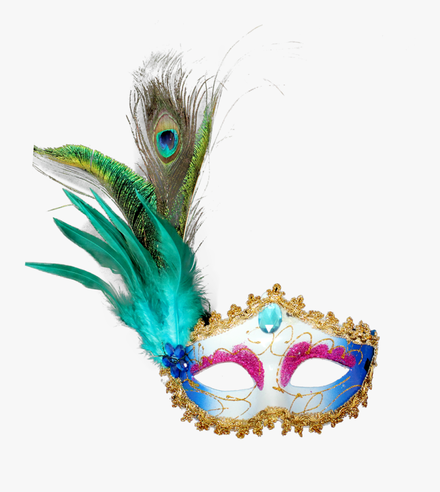 Mardi Gras Feathers Png - Masquerade Ball, Transparent Clipart