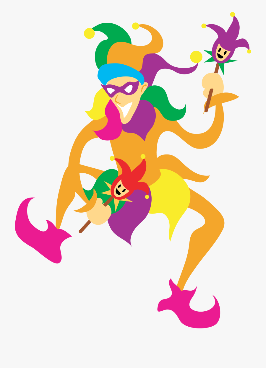 Clipart Mardi Gras Jester, Transparent Clipart