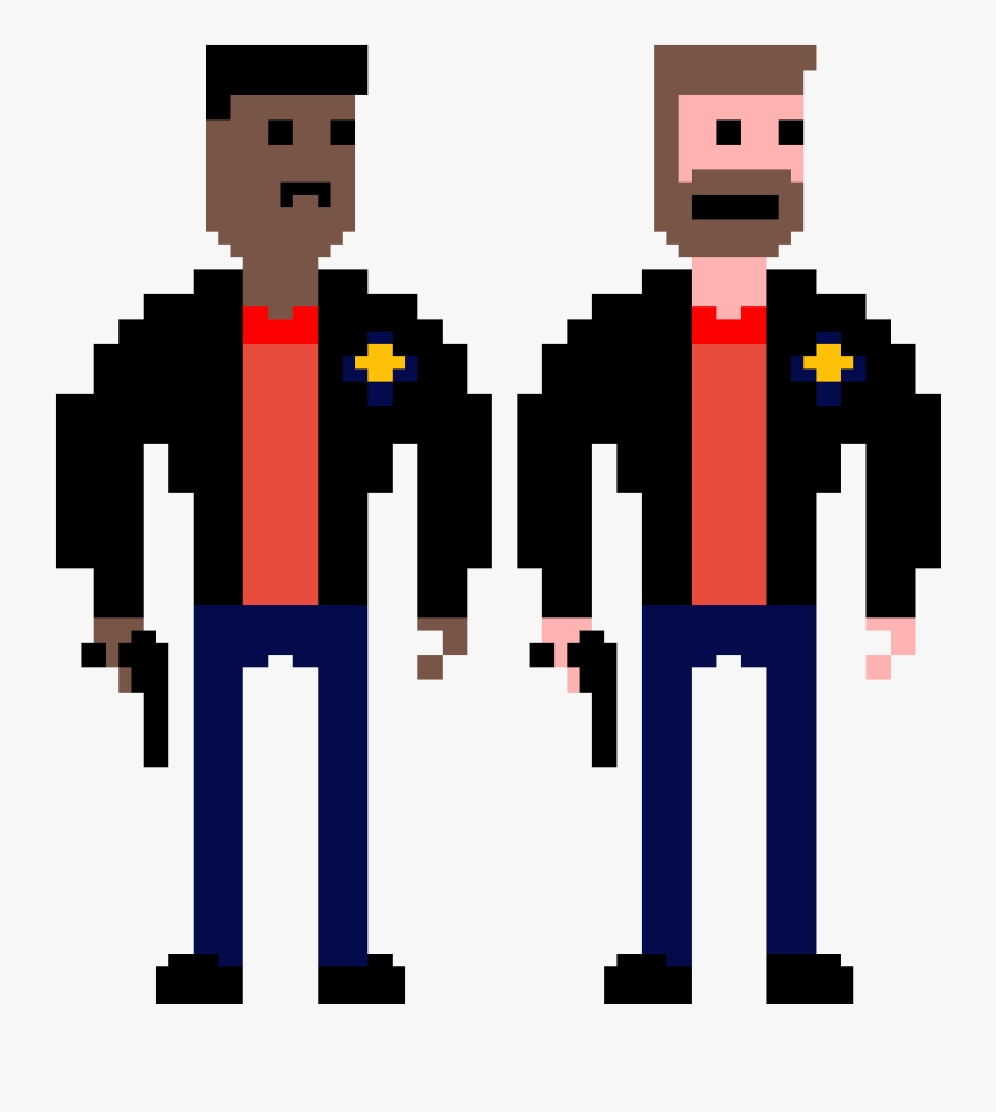 Police Officer Clipart , Png Download - Bob Omb Pixel Art, Transparent Clipart