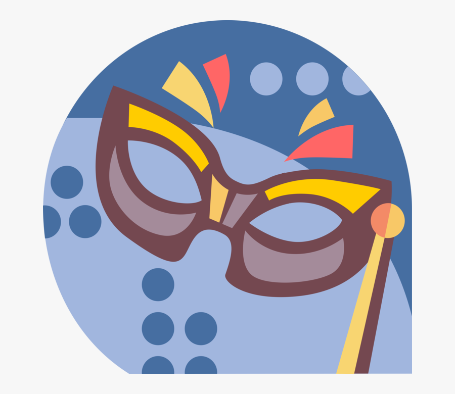 Vector Illustration Of New Orleans Mardi Gras, Shrove, Transparent Clipart