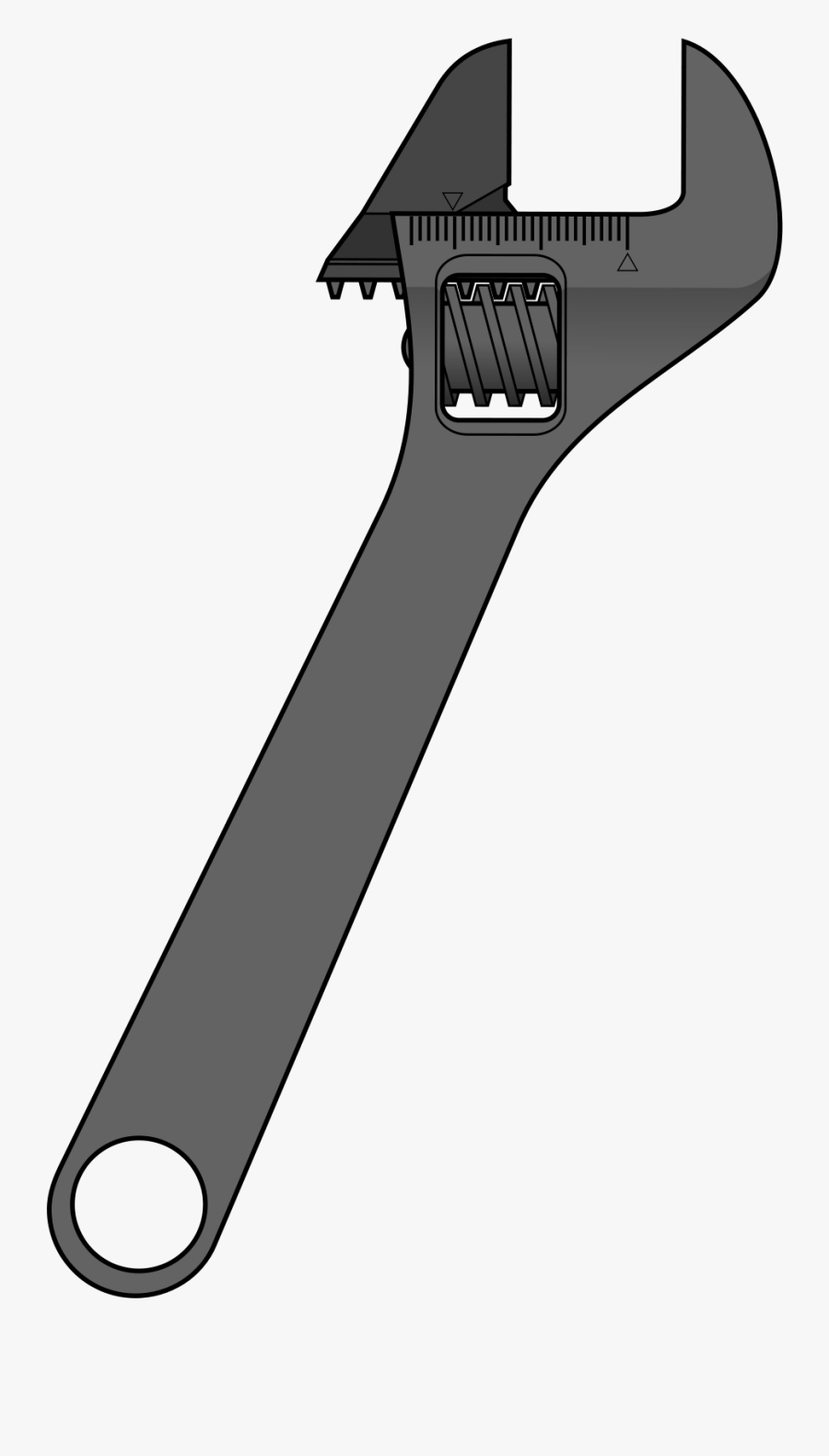 Adjustable Wrench - Adjustable Wrench Clipart, Transparent Clipart