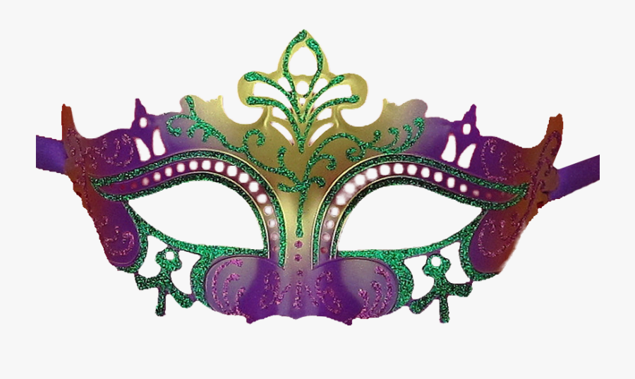 Mardi Gras Mask Transparent Background, Transparent Clipart