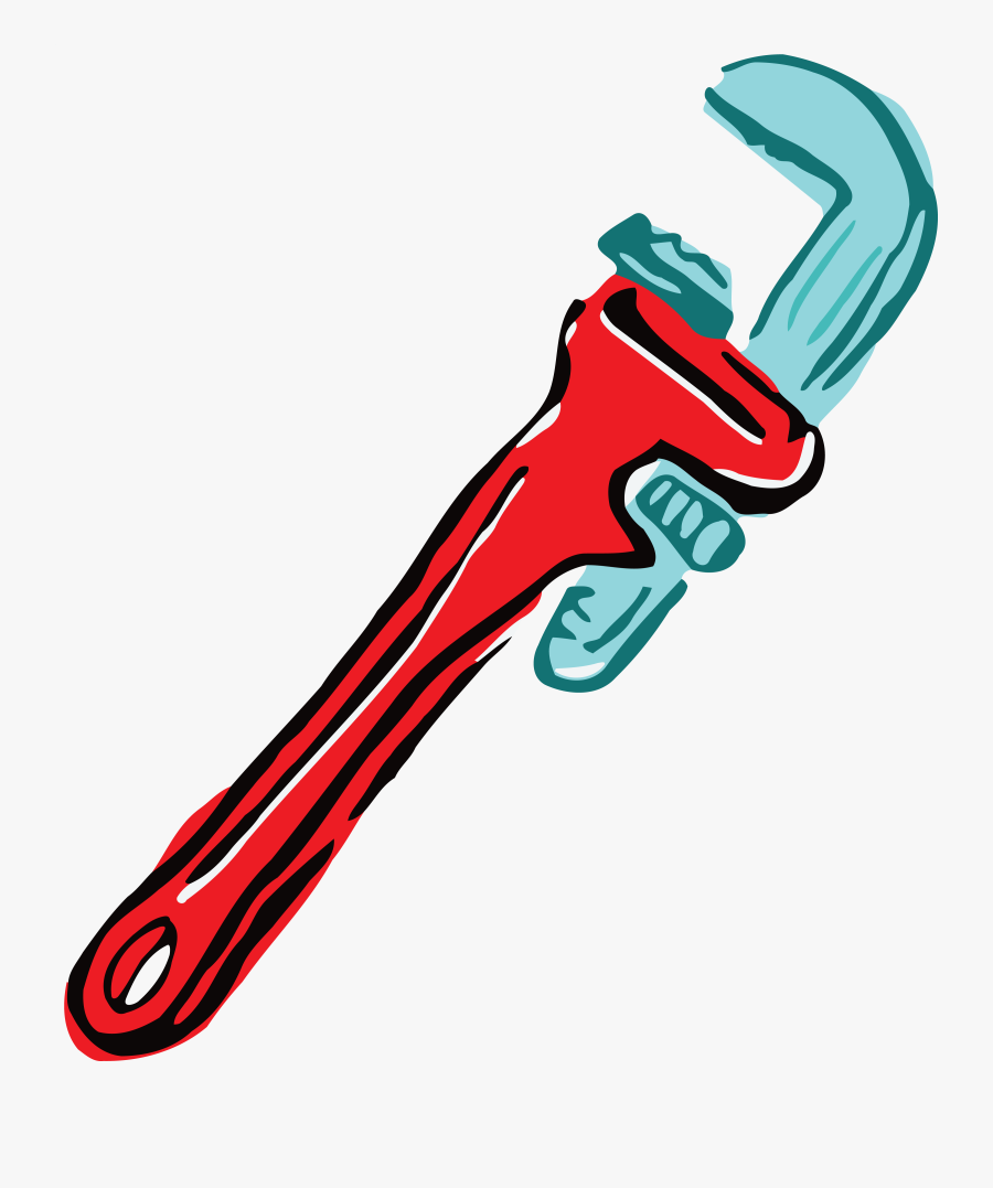 Thumb Image - Clipart Of Pipe Wrench, Transparent Clipart