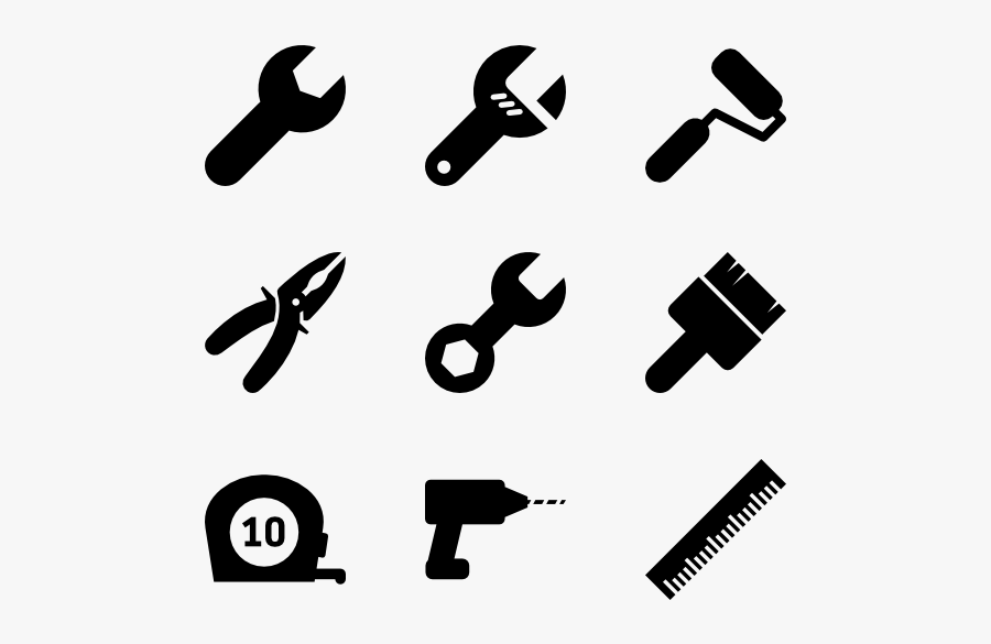 Diy Tools - Tool Icons Png, Transparent Clipart