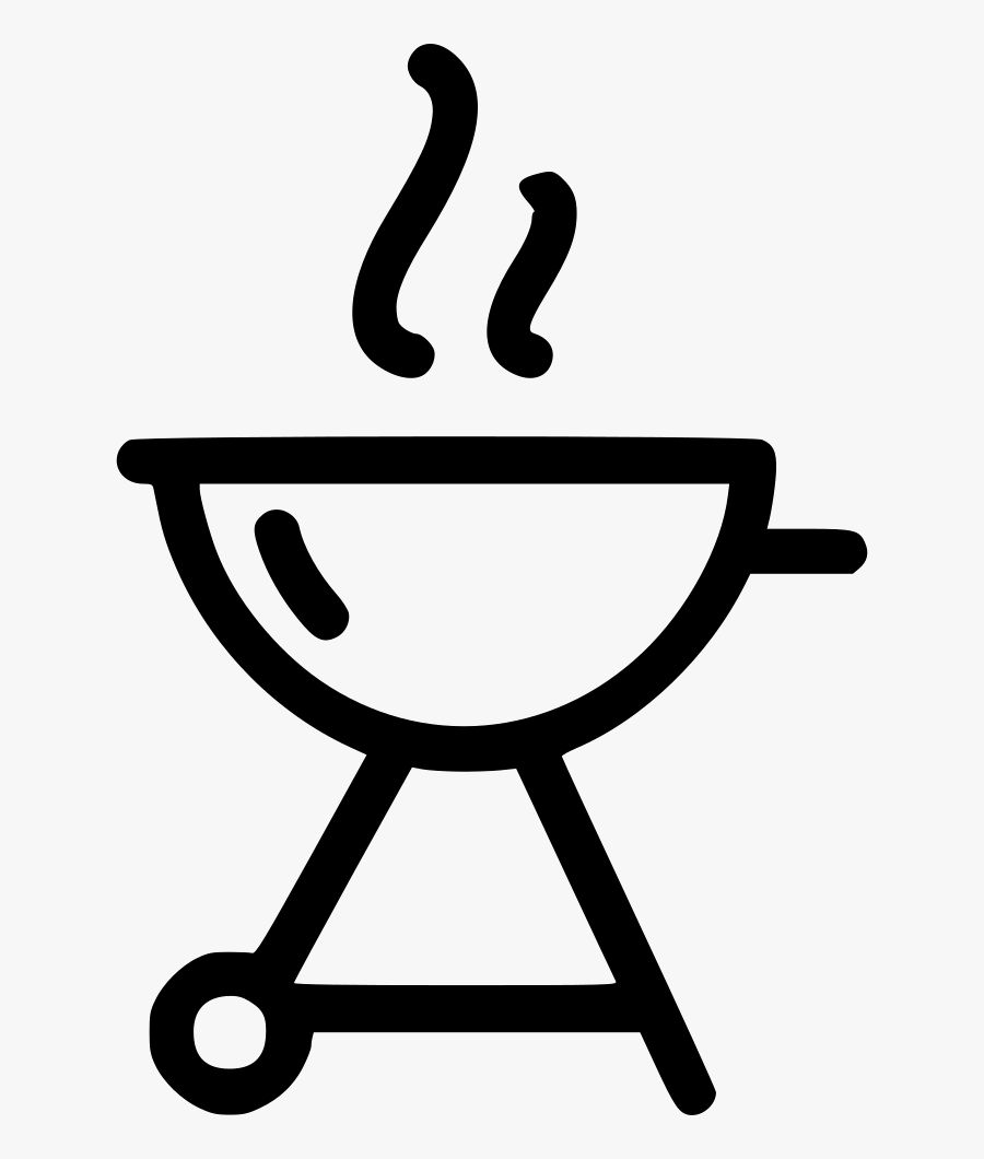 Charcoal Barbecue Bbq Svg - Grill Icon Png, Transparent Clipart