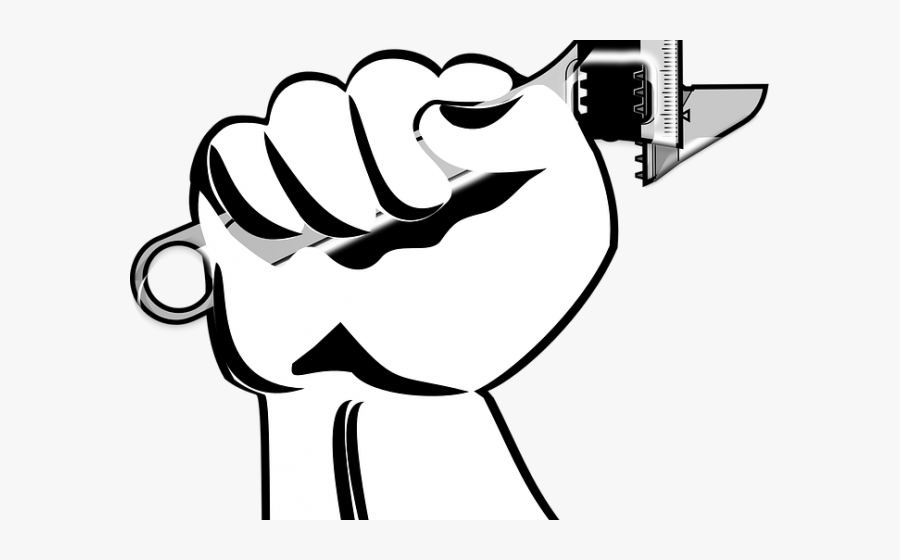 Wrench Clipart Hand Logo - Transparent Labour Day Png, Transparent Clipart