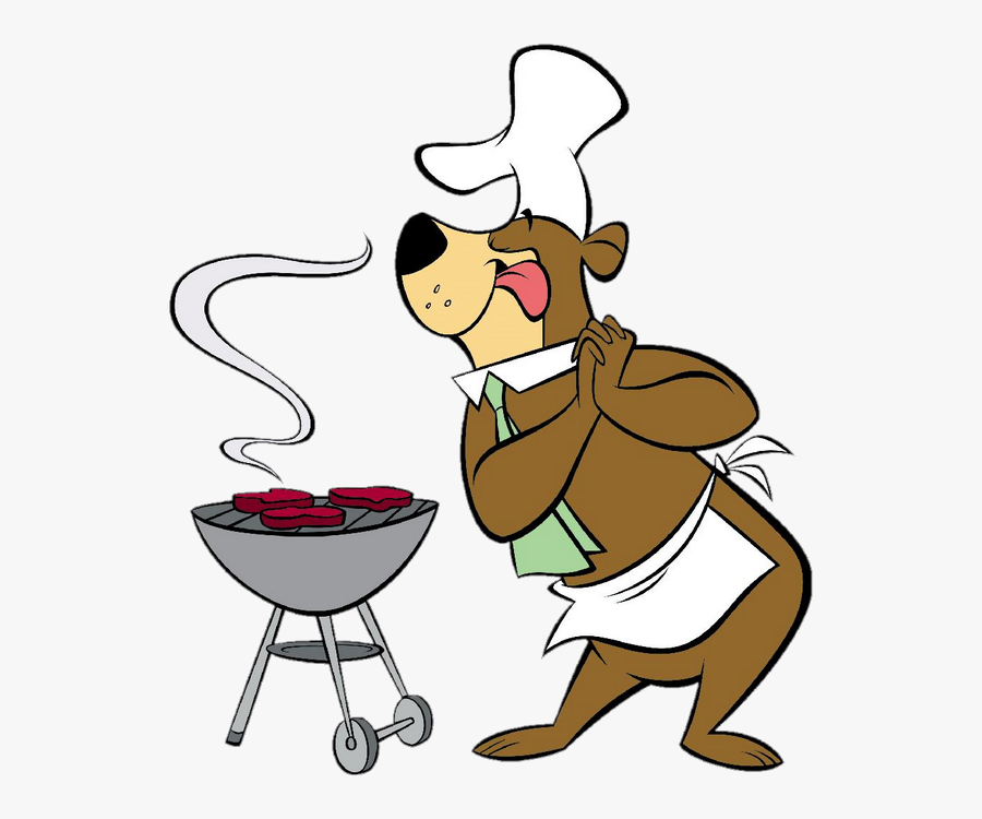 Barbecue Beauty And The Beast Clip Art Snow White Clip - Yogi Bear Grill, Transparent Clipart