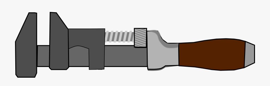 Mechanic Clipart Adjustable Wrench, Transparent Clipart