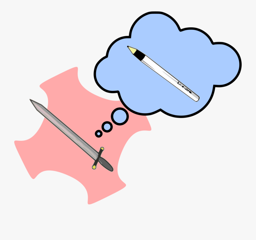 Mighty Pen - Quote Bubble, Transparent Clipart
