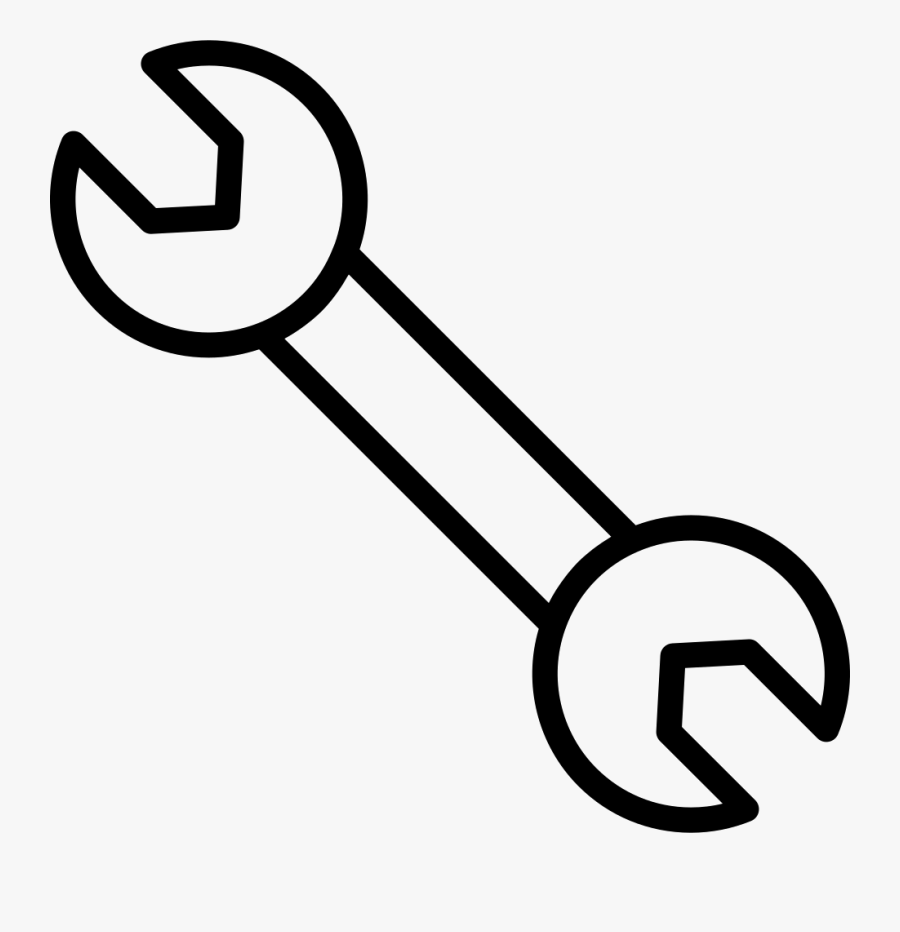 Transparent Wrench Clipart Png - Wrench Outline Png, Transparent Clipart