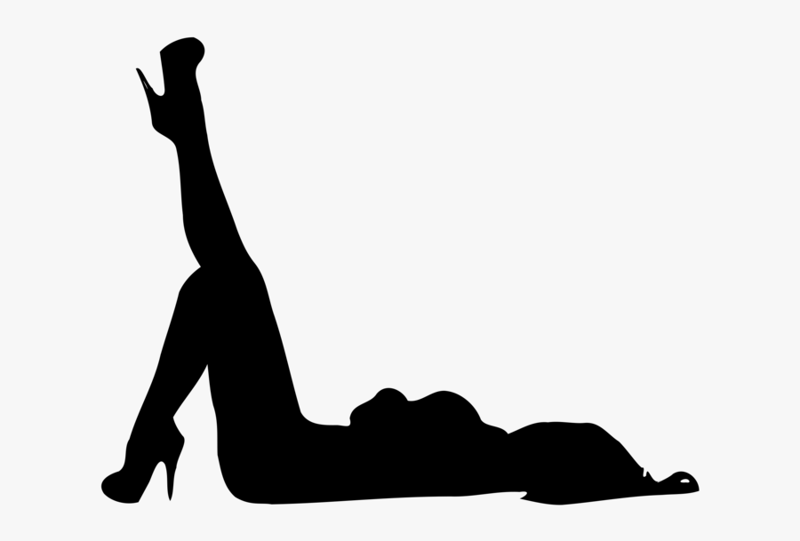 Silhouette Clipart - Girl Sexy Silhouette Png, Transparent Clipart