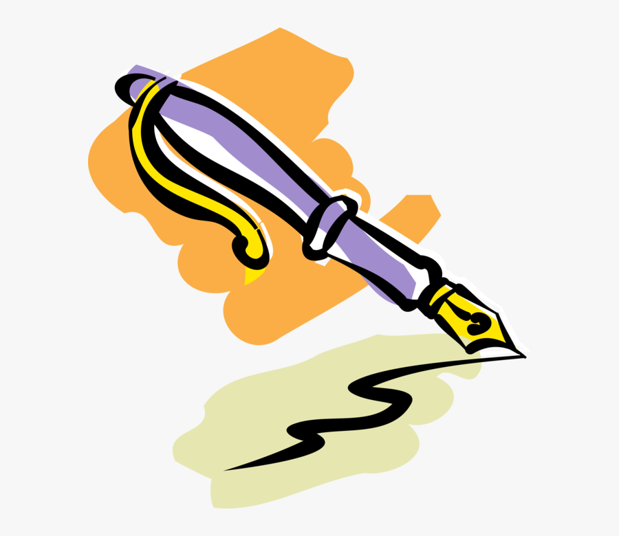 Transparent Writing Clipart Png - Schreiben Mit Füller Clipart, Transparent Clipart