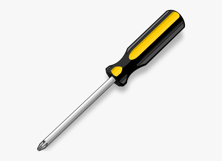 Screwdriver 6 Clip Art At Clker - Philip Head Screw Driver, Transparent Clipart