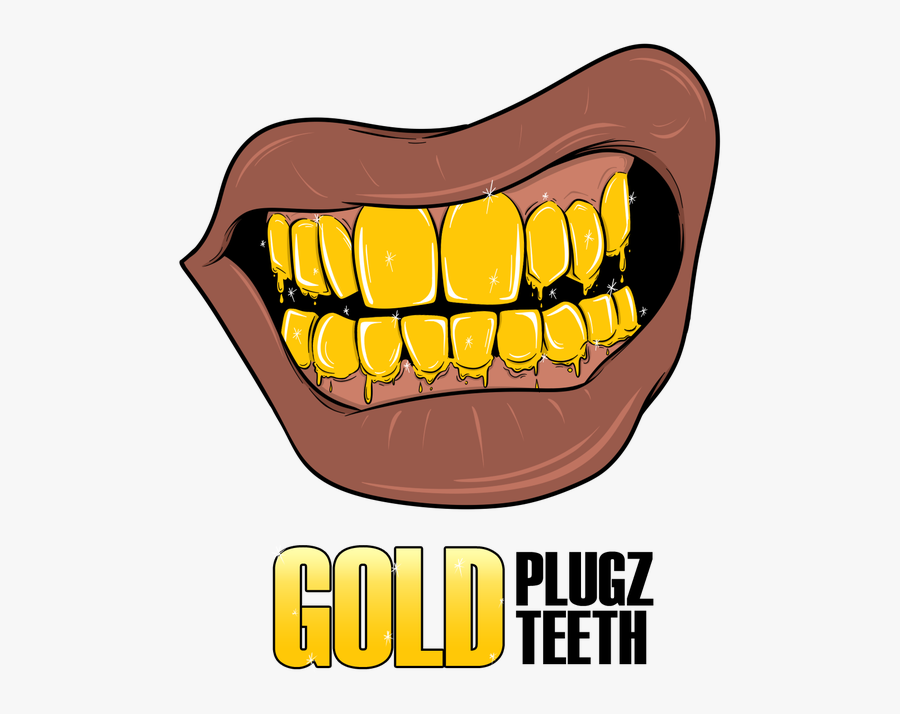 Clip Art Gold Grill Png - Gold Teeth Smile Png, Transparent Clipart