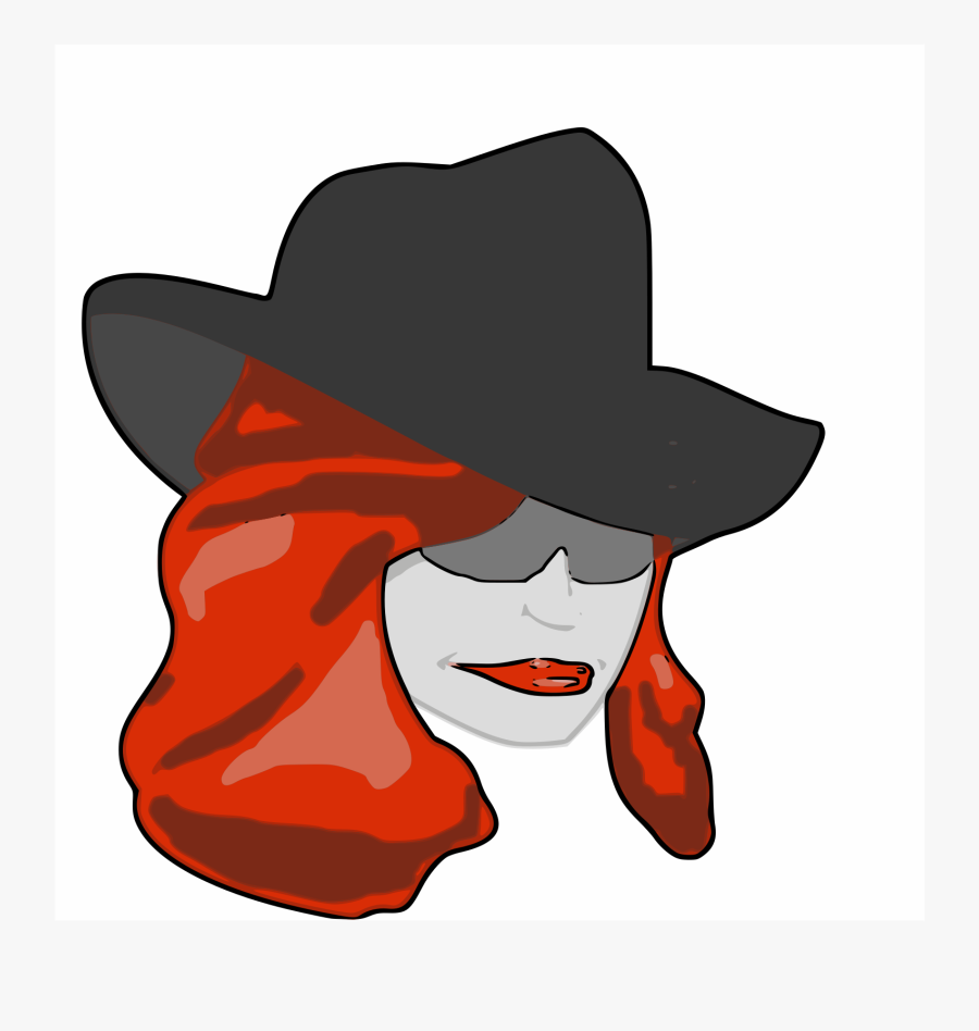 Female Detective - Secret Agent Female Clipart, Transparent Clipart
