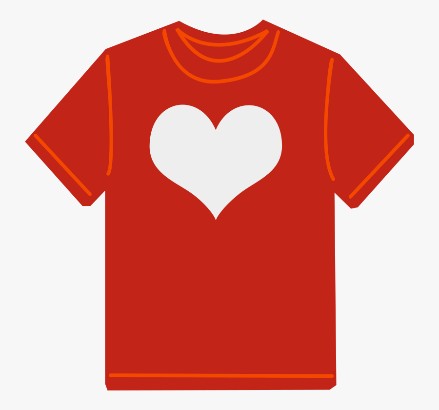 T Shirt Free Vector Graphic Shirt Red Clothes Clothing - Free Clip Art Tshirt, Transparent Clipart