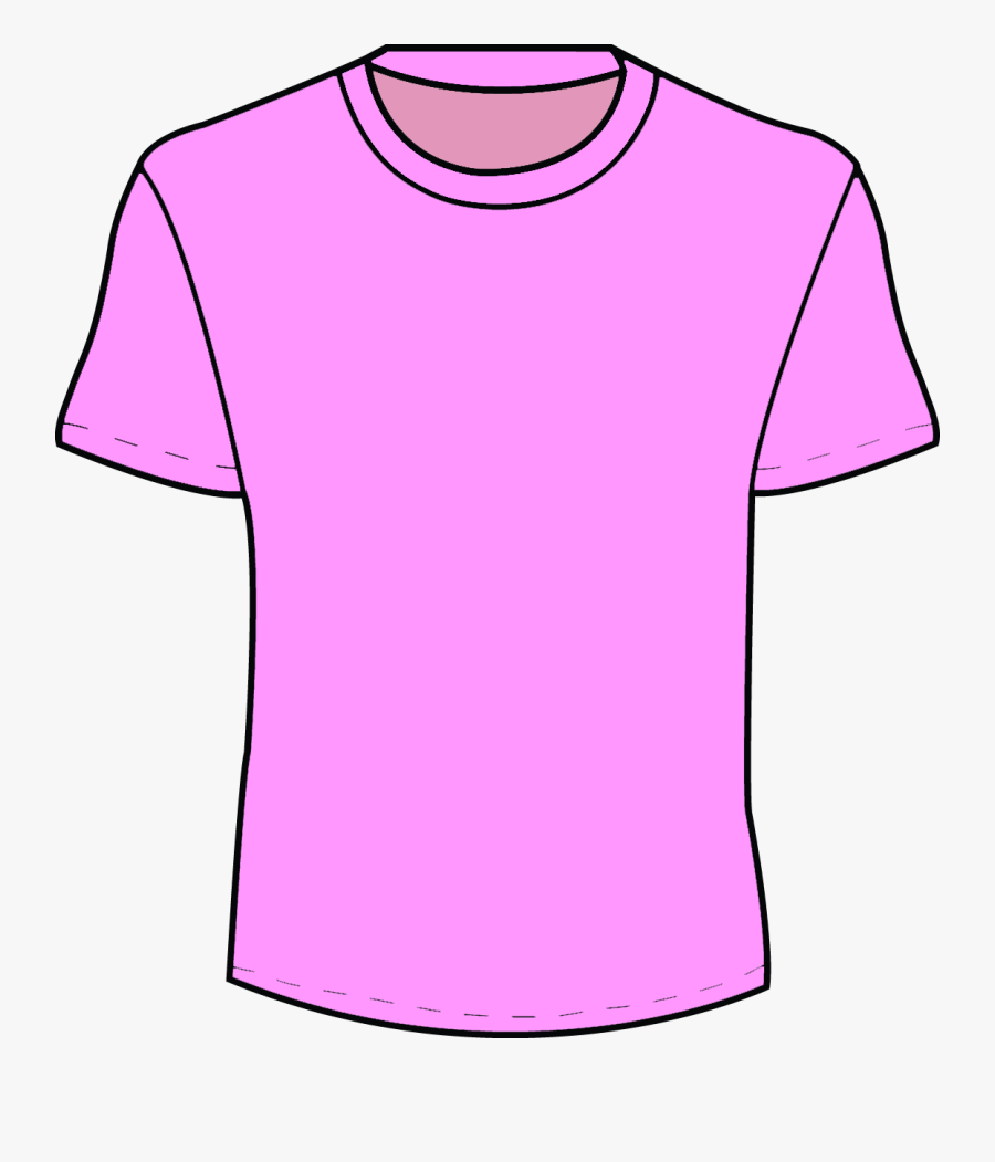 The Long Walk T - Pink T Shirt Layout, Transparent Clipart