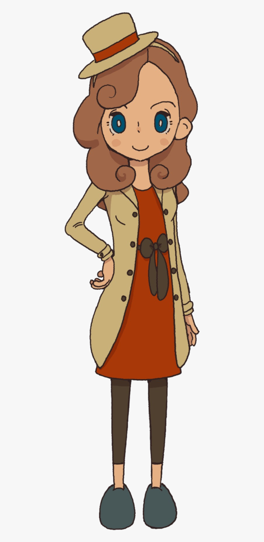 Katrielle Layton - Professor Layton Lady Layton, Transparent Clipart