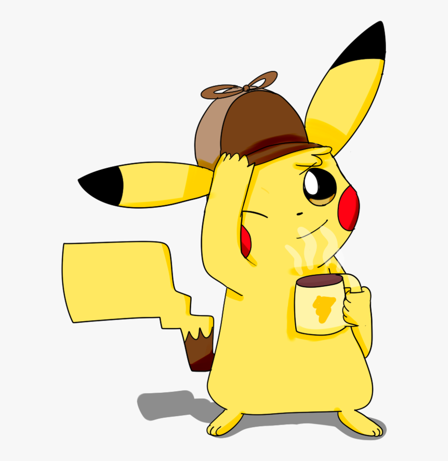 Detective Pikachu Cartoon, Transparent Clipart