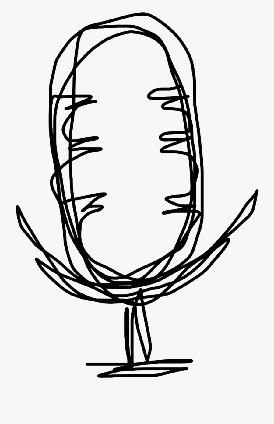 #art #illustration #fashion #tshirt #microphone #singer - Sketch, Transparent Clipart