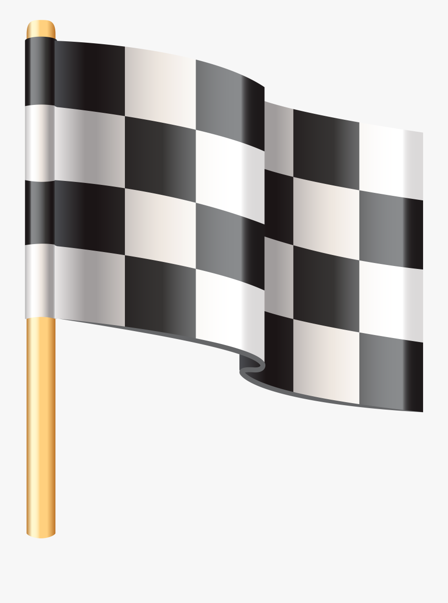 Checkered Flag Png Clip Art - Checkered Flag Emoji, Transparent Clipart