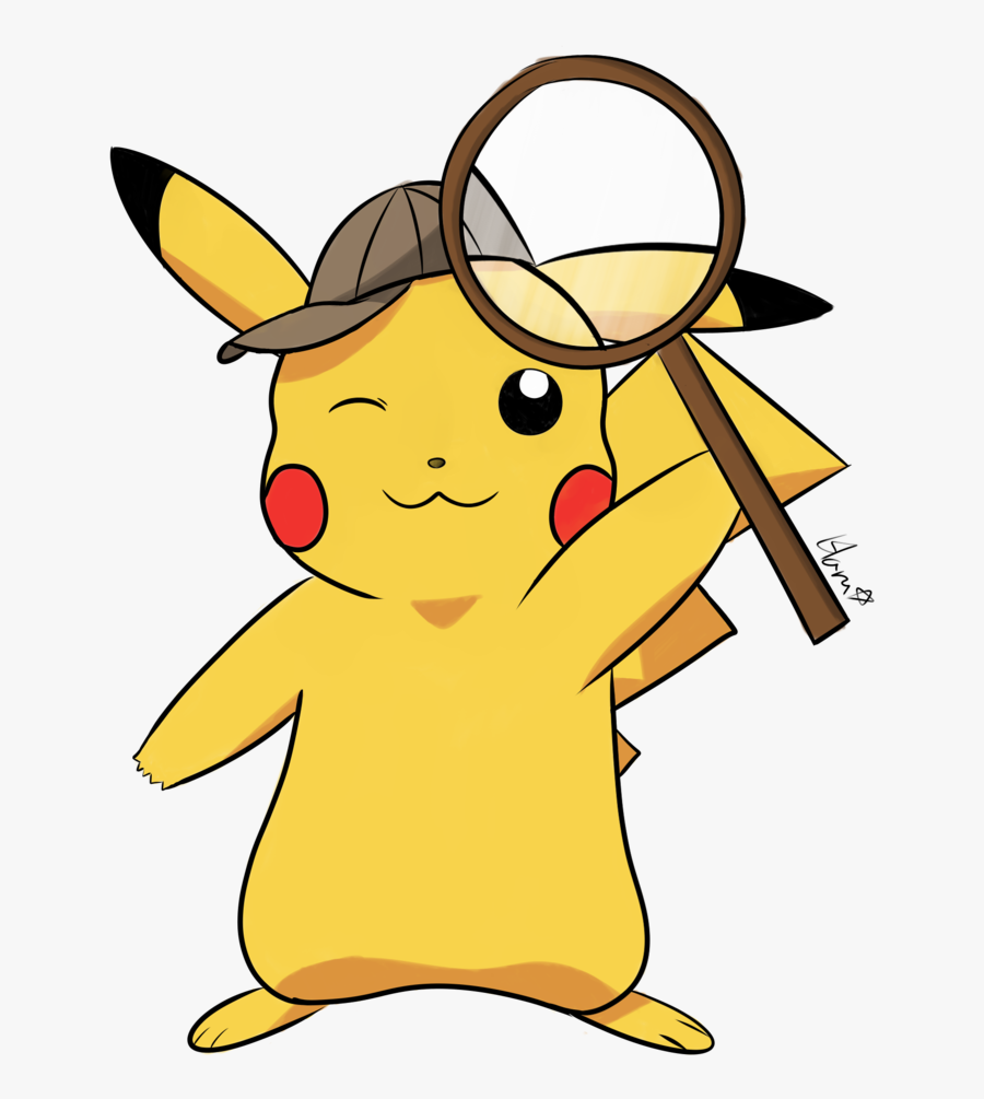 Detective Pikachu - Cartoon, Transparent Clipart