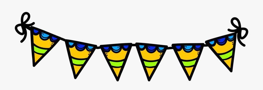 Classroom Wish List - Black And White Bunting Clipart, Transparent Clipart