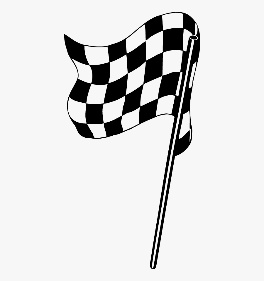 Racing Flags, Transparent Clipart