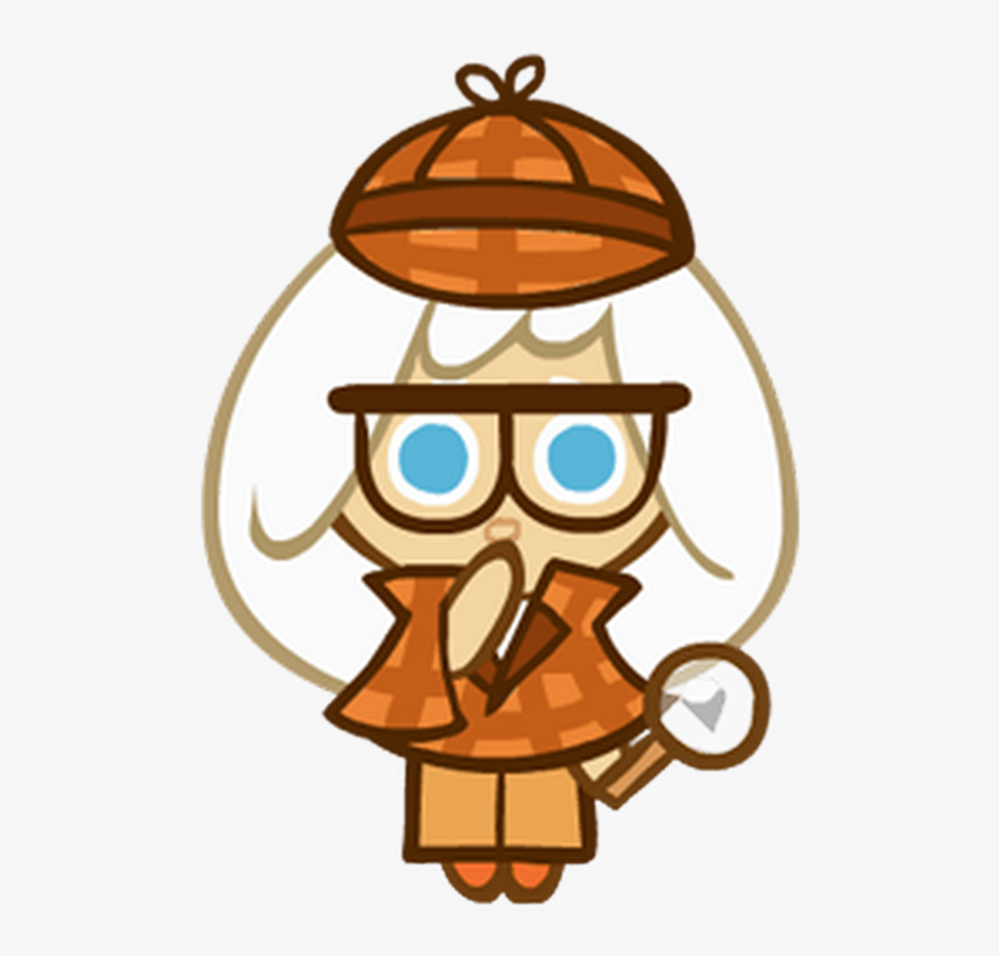 Creampuff Cookie Detective, Transparent Clipart