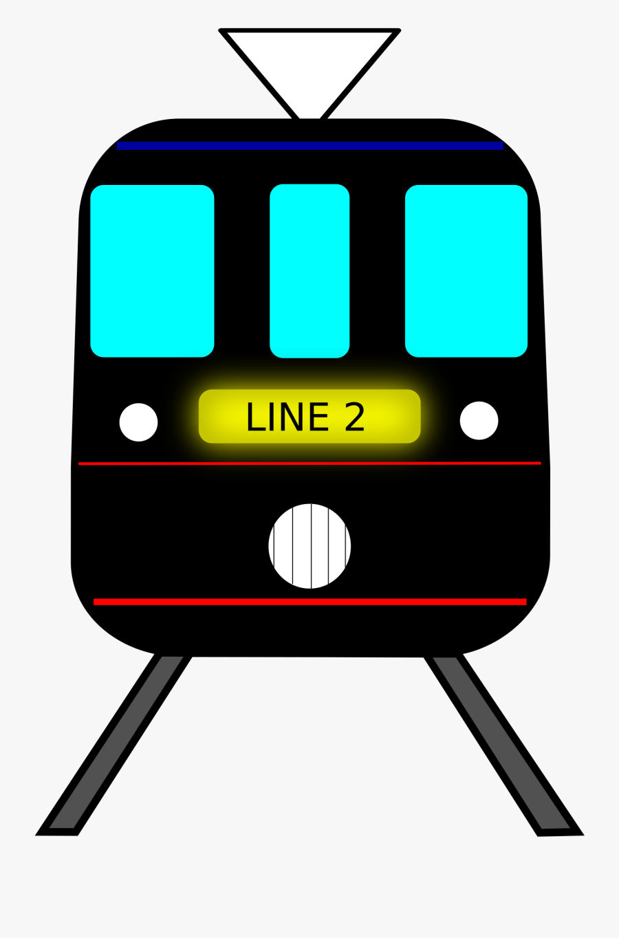 Trolley Train Rail Transport Rapid Transit - Tram Prent, Transparent Clipart