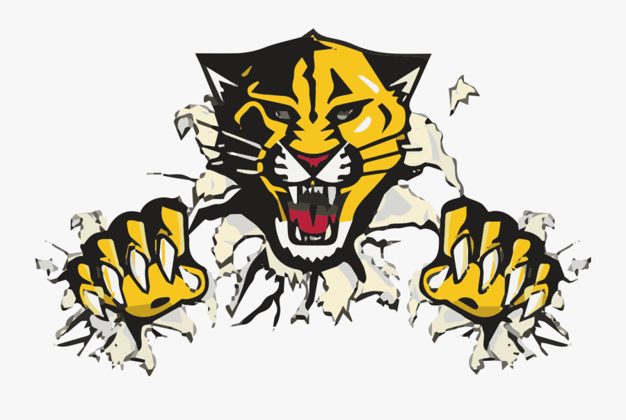 School Supply List Clipart - Florida Panthers Logo Black, Transparent Clipart